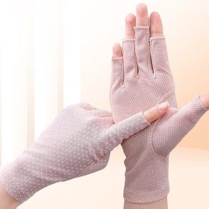 UV Protection Fingerless Gloves: Sunscreen Driving Gloves