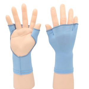 PalmFree™ Sun Gloves - Soft Blue - UPF 50+